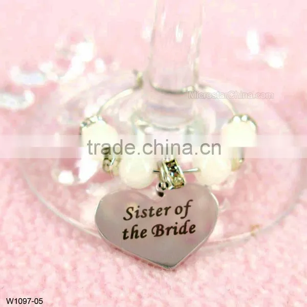 Bride Wine Charm For Wedding photo-5