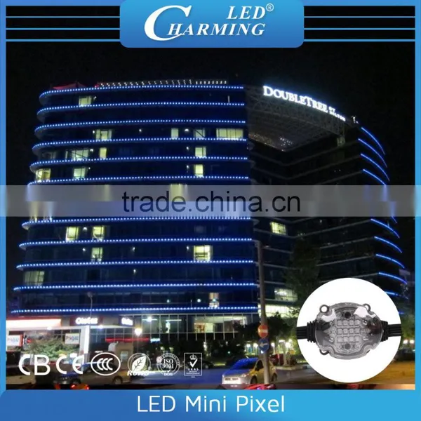 Hotel Building Wall Outdoor Light Decorative Music Video Pixel Display High Bright Lighting photo-6