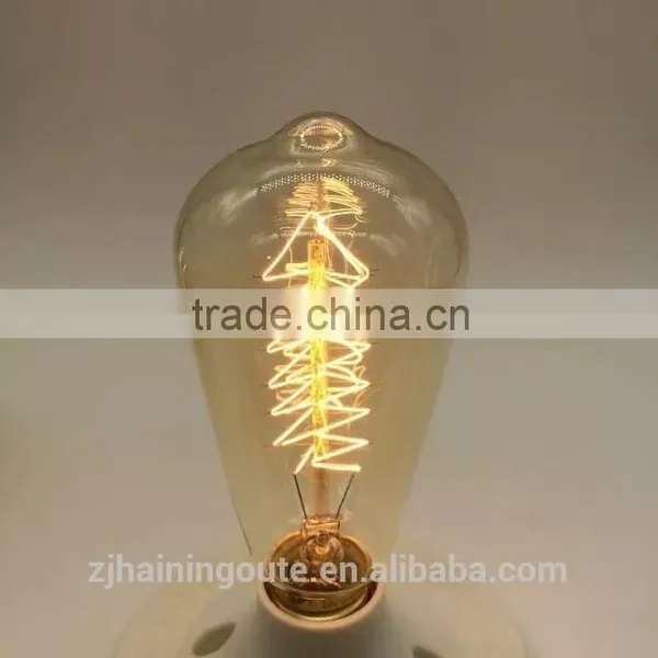 Antique Light Vintage Decor Lighting ST64 Edison Bulb Used for Table Lighting Decoration photo-6