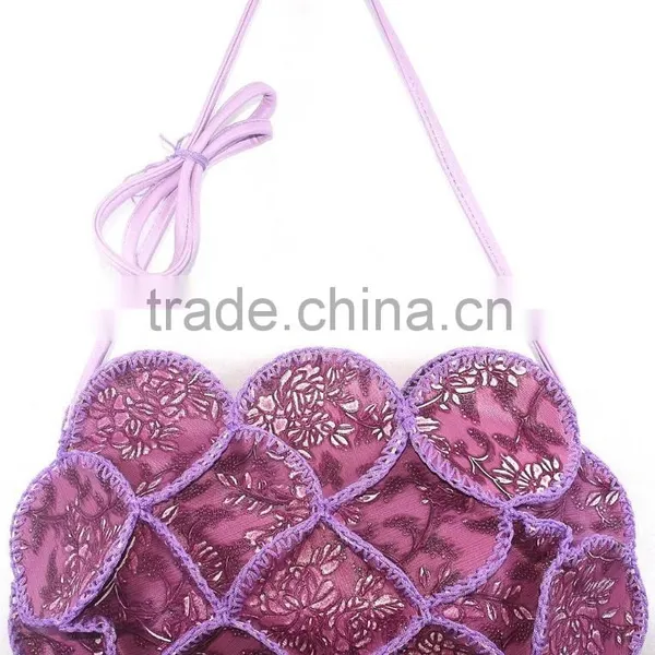 Online Shopping Pattern Shoulder Bag Leather Strap More Creative Visual Effect
