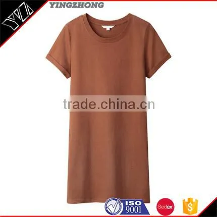 The Trend of ms Skirt Loose Round Collar Short Sleeve Skirt photo-2