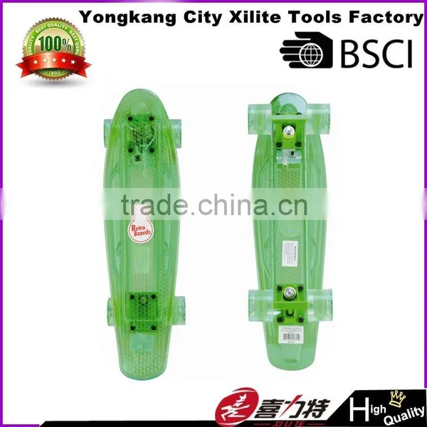 PC material skateboard LED deck