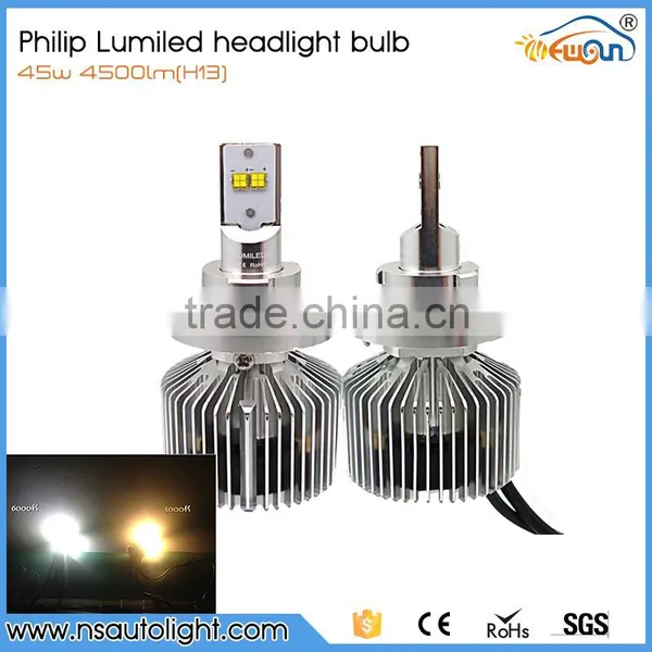 On Sale 45w 4500lm H4 H7 H8 H9 H11 H10 9004 9005 9006 9007 9012 Led Headlight Ultra Bright photo-5