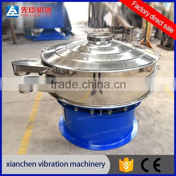Vibrating screen machine for sand and gravel sorting and classifying