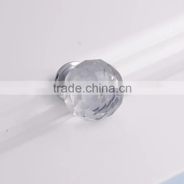 Chrome Plated Kitchen Cabinet Drawer Round Crystal Rhinestone Furniture Handles Knob From China High Quality Cheap Price photo-3