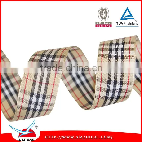 Direct Factory High Quality Garments Decoration Colorfu Ltartan Tartan Plaid Ribbon photo-4