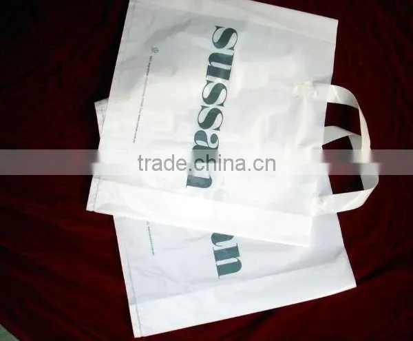 Custom Logo Machine Made Shopping Plastic Bags photo-3