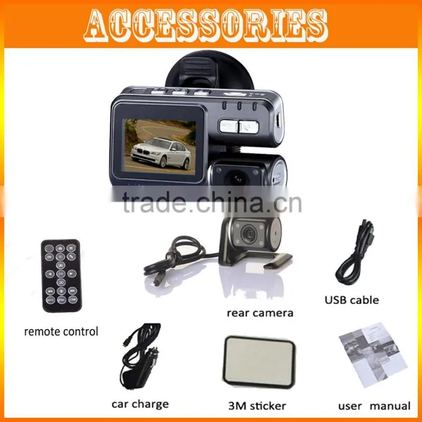 1080p Dual Lens 2.0 Inch Screen Night Vision Car Black Box,vehicle Camera,car Camcorder photo-6