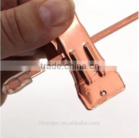 100ps/box Gold Copper Metal Cilp Hanger photo-5