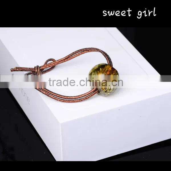 Woman Elastic Hair Ring, Hair Rope,heaid Bands for DIY Hair Accessories F57 photo-5