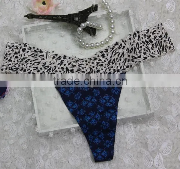 Bikini Girls Fashion Printed Lady Underwear Thong photo-5