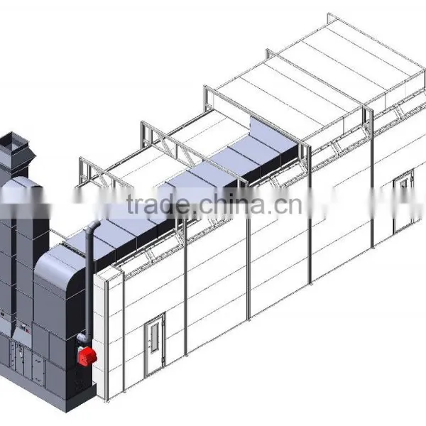 Guangdong JF MOQ 1set Acceptable Dust Free Bus Truck Spray Booth photo-2
