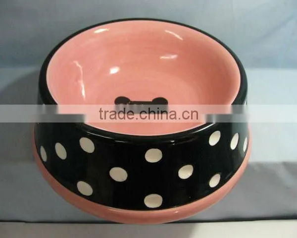 Ceramic Pet Bowl With Little Paw