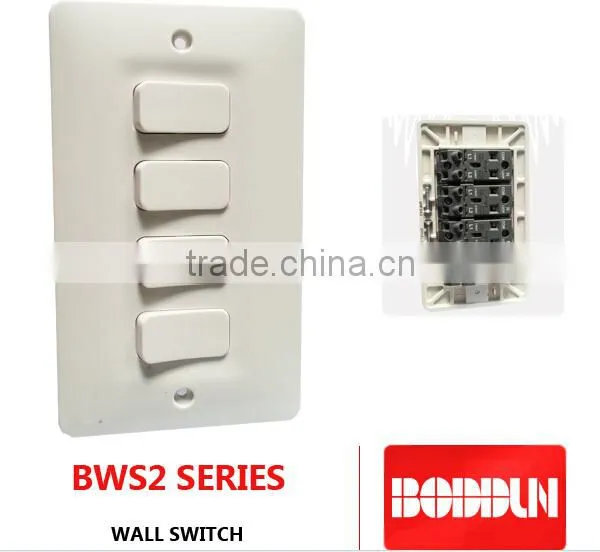 BWS2 2 Gang 1 Way 3 Gang 2 Way WALL SWITCH NEW MODEL Type
