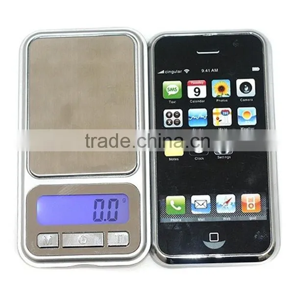 500g/0.01g 2 Inch LCD Display Cell Shape High End Jewelry Pocket Scale photo-4