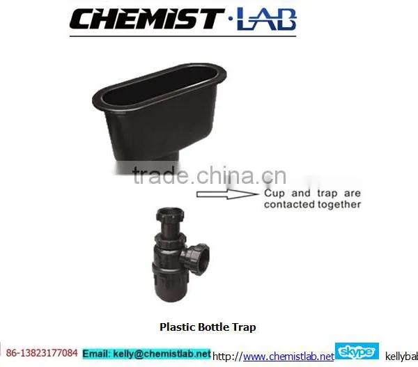 Chemical Resistant Plastic Bottle Trap for Sink photo-3
