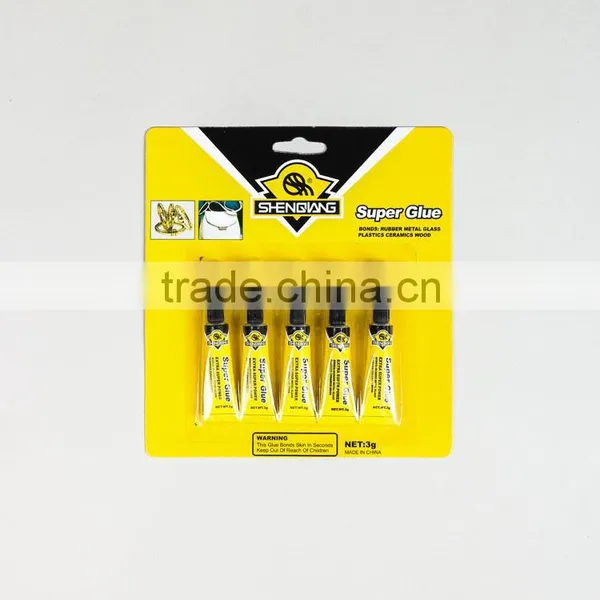Super Glue in Aluminium Tube 1.5g,5pc Cyanoacrylate Adhesive in Aluminium Tube 3g photo-2