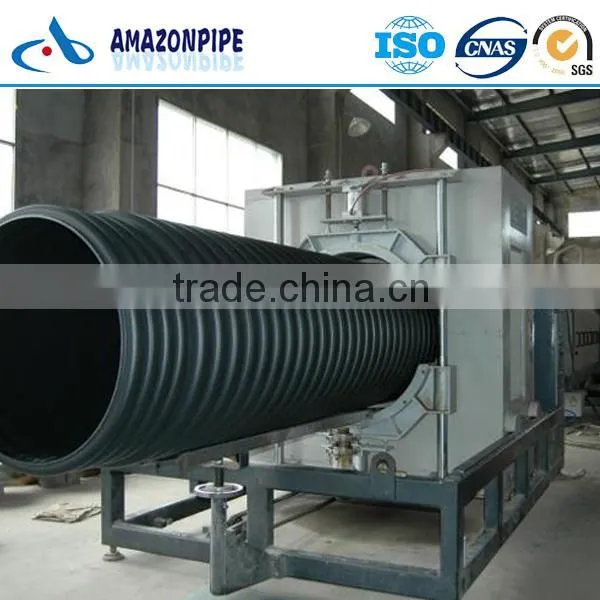 Wholesale Plastic HDPE Pipe Corrugated Drainage Pipe Sewer Pipe 200mm photo-2