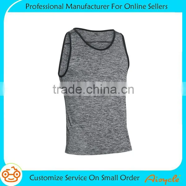 Wholesale Custom Blank Running Gym Singlets for Men photo-4