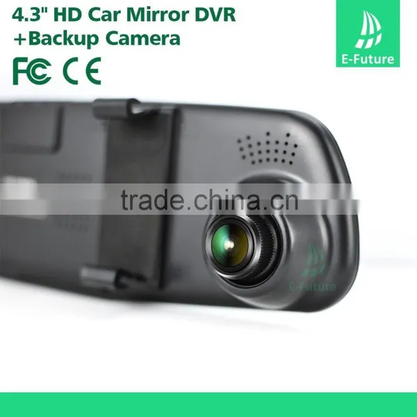 4.3 Inch FHD Car DVR Car Black Box Rear View Mirror Car Camera Recorder photo-2