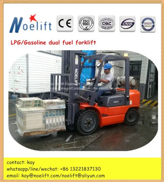 Noelift Brand 3t / 6600lbs LPG/gasoline Forklift Truck Price