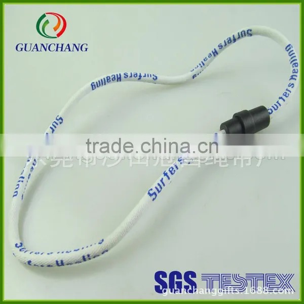 Custom Fashion Jacquard Logo on Cord Rope Lanyard photo-5