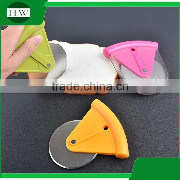 Promotional Stainless Steel Blade Pizza Cutter and Cake Server photo-5