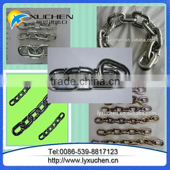 Wholesalers Best Selling Welded Steel Link Chain With DIN5685 Galvanized Steel Link Chain and Welded Link Chain photo-6