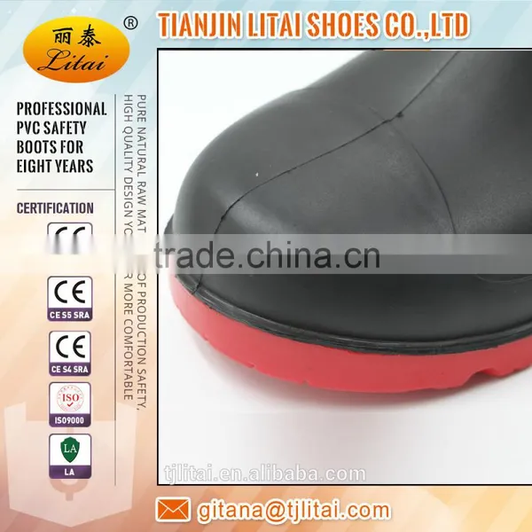 Cheap Pvc Working Boots,fashionable Pvc Rain Shoe,safety Boots photo-3