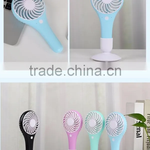 Creative USB Charge Handheld Air Fan, Mini Desktop Water Drop Fan For Student photo-5