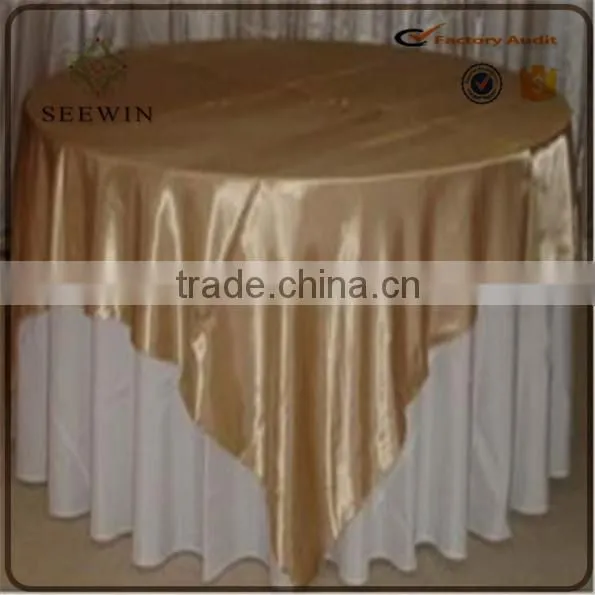 Royal Single Satin Table Cloth for Wedding Home Party Decoration photo-3
