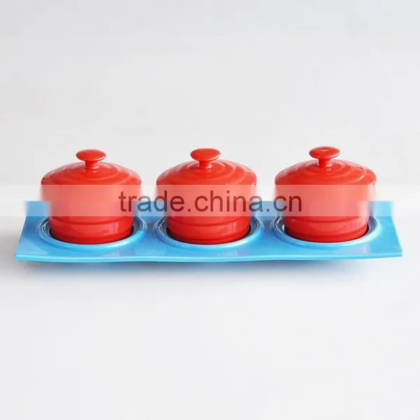 Ceramic Condiment Dispenser, Ceramic Condiment Server, Ceramic Condiment Set photo-4