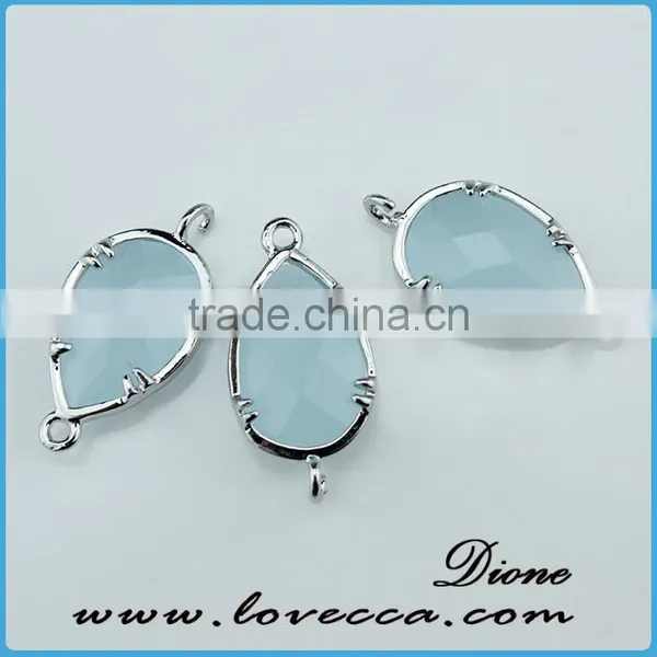 Hot Selling High Quality Blue Color Glass Natural Birthstone Pendants photo-6
