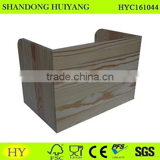 FSC Storage Box Wooden Desktop Organizer photo-3