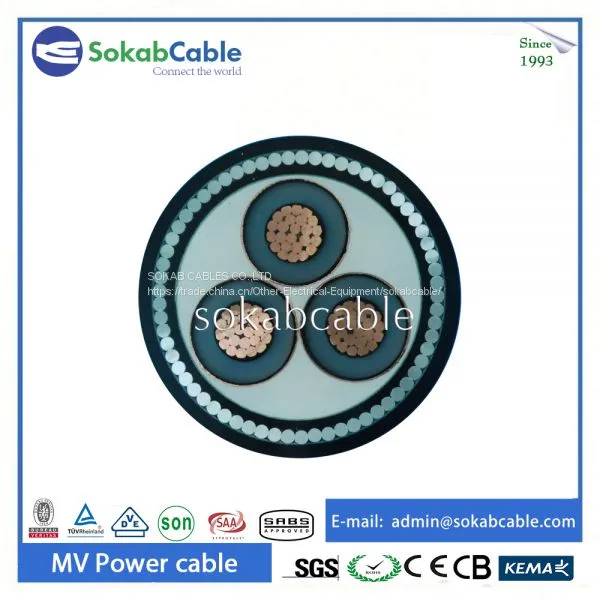 High Voltage Steel Wire Armored Power Cable photo-4
