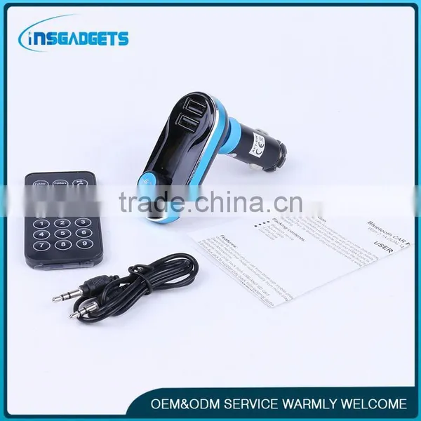 3.5mm Jack Car fm Transmitter H0tan Bluetooth Car Kit fm Transmitter photo-2