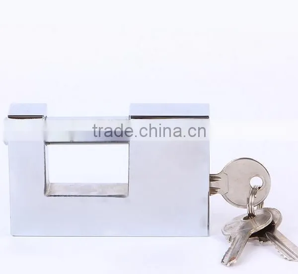 Solid Brass Rectangular Globe Mini Padlock From 50mm Size to 90mm photo-3
