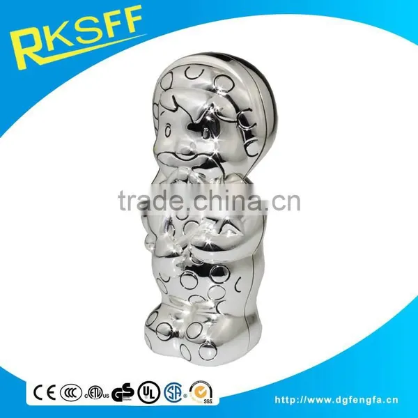 Novelty Design Wholesale Low Price Zinc Alloy Durable Coin Bank photo-4
