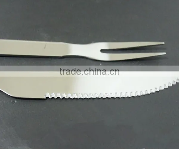 Hot Sell BBQ Tool Stainless Steel BBQ Knife And Fork photo-3