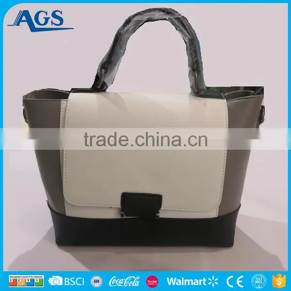 Double Zippers Tote Bag Custom Printed Fashion Bag photo-6