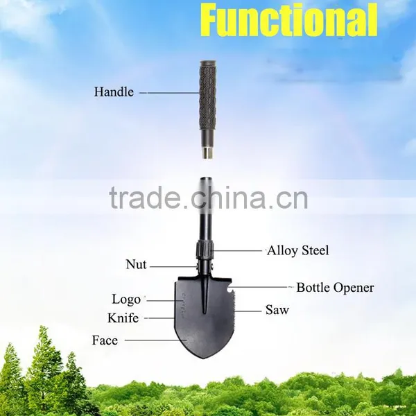 Outdoor Survival Tool Mini Folding Stainless Steel Spade/shovel photo-6
