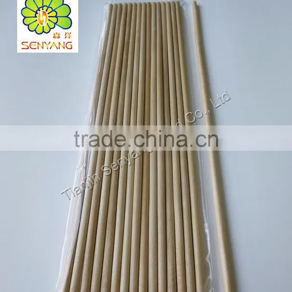 Birch Square Round Wooden Dowel photo-5