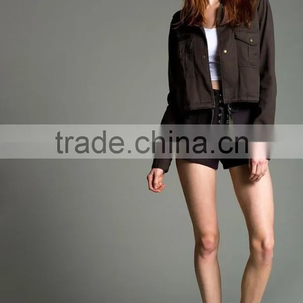 OEM Service Newest Cropped Cheap Varsity Jacket Made in China photo-4