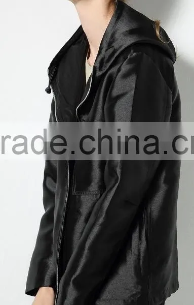 Korean Style Outdoor Fashion Ladies Smart Casual Hoodie Jacket Wholesale photo-2