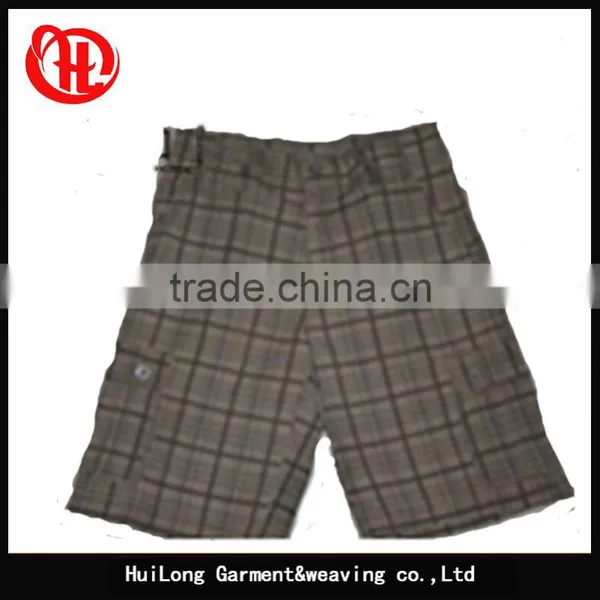 Short Pants Cheap Trousers Bulk Wholesale Cargo Mens Plaid Shorts photo-4