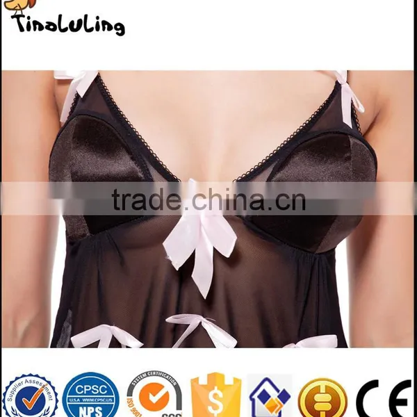 2017 New Sexy Lingerie Manufacture Hot Sale Sexy Sleepwear for Woman photo-2