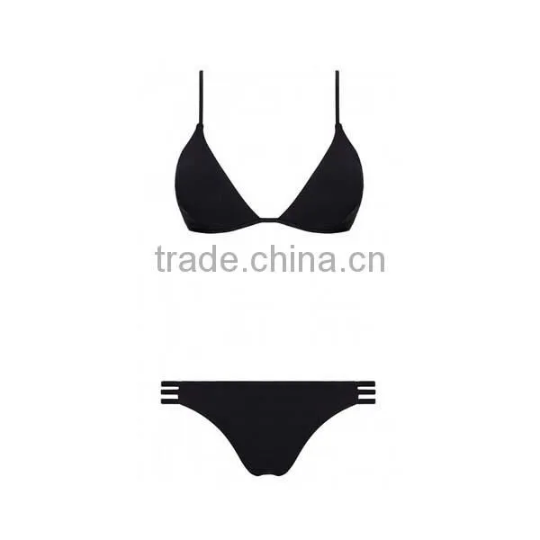 High Quality Red Sling Sexy Women Push up Bikini Swimwear photo-5