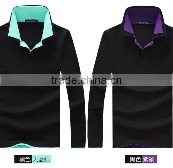 Factory Price Custom Design Fancy High Quality100% Men Cotton Shirts Polo T-shirt photo-2