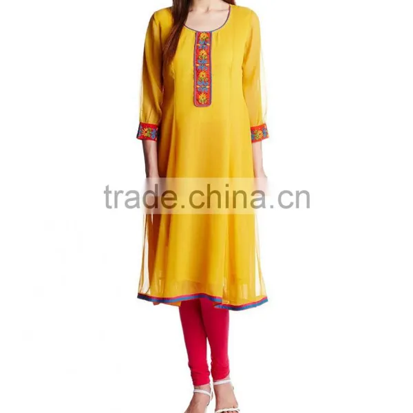 Yihao 2016 Latest Ladies Wrap Kurta Designs for Women photo-2