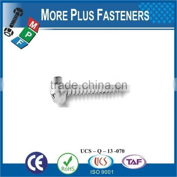 Made in Taiwan Cross Recessed Pan Head Self Tapping Screw DIN 7981 Pozi Drive or Phillips Drive Steel or Stainless Steel photo-2